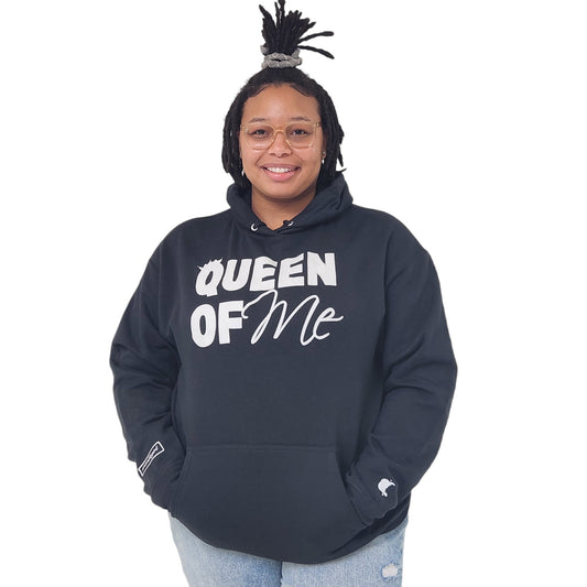 Queen of Me Hoodie - Black