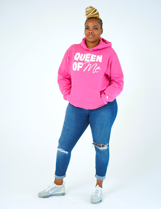 Queen of Me Hoodie –Pink
