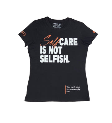 Self-Care Is Not Selfish Tee - Black