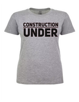 Under Construction ladies' short sleeve t-shirt